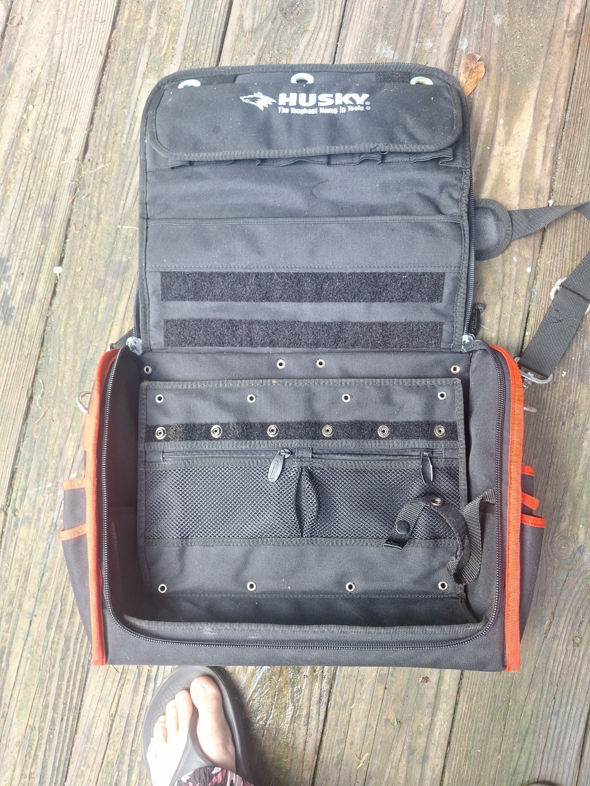Husky The Toughest Name In Tool Heavy Duty Tool Organizer for Tools Canvas