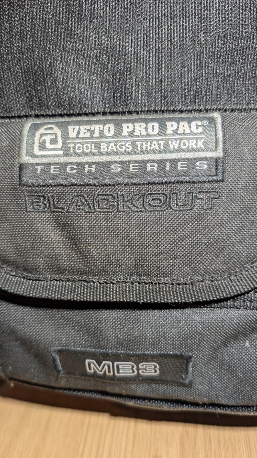 VetoProPack MB3 Blackout w/Removable Backpack Straps