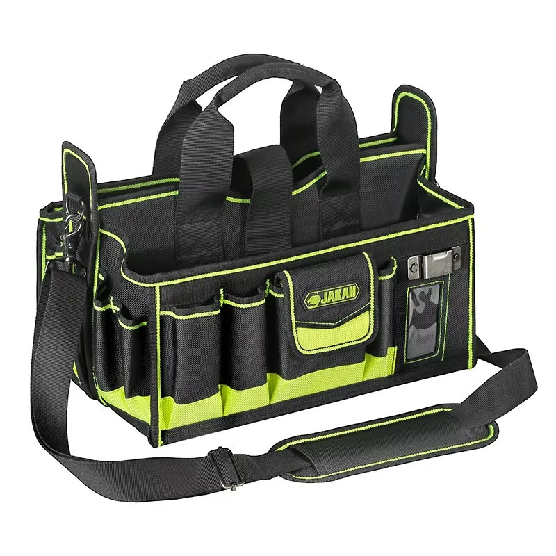80-Pocket Tool Tote Bag – Electrician & HVAC Organizer Tool Caddy