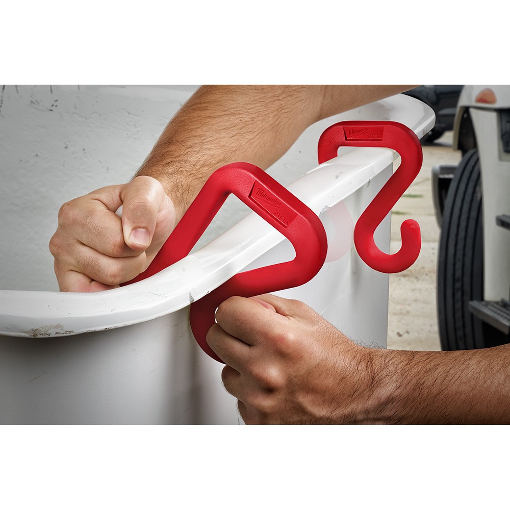 Milwaukee 48-22-8292 2″ Bucket Hook, Impact-Resistant Polymer, 100lb Capacity