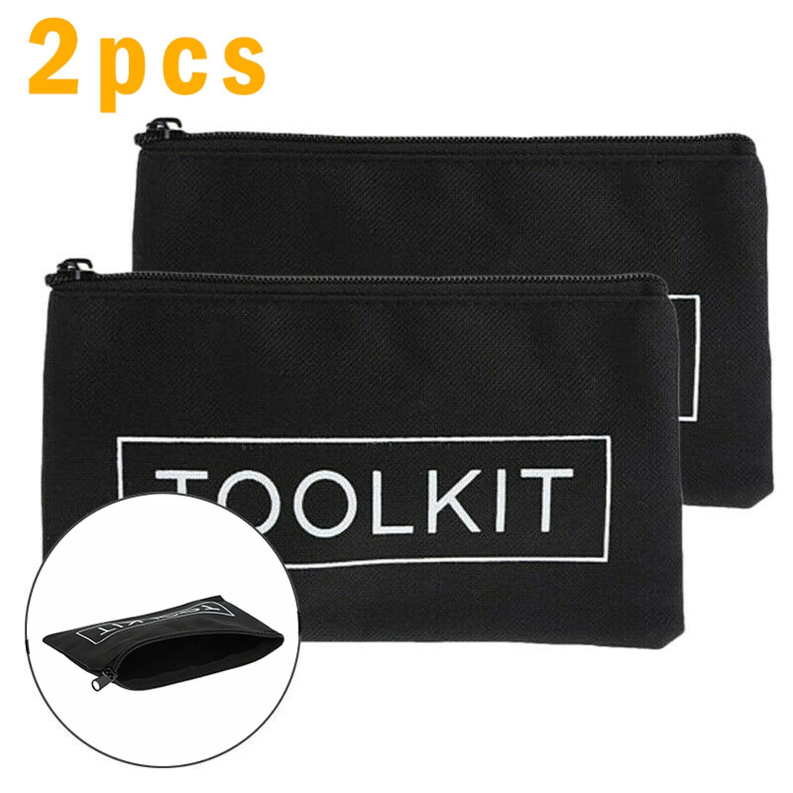 2Pack Lightweight Waterproof Oxford Cloth 600D Zipper Tools Storage Bag