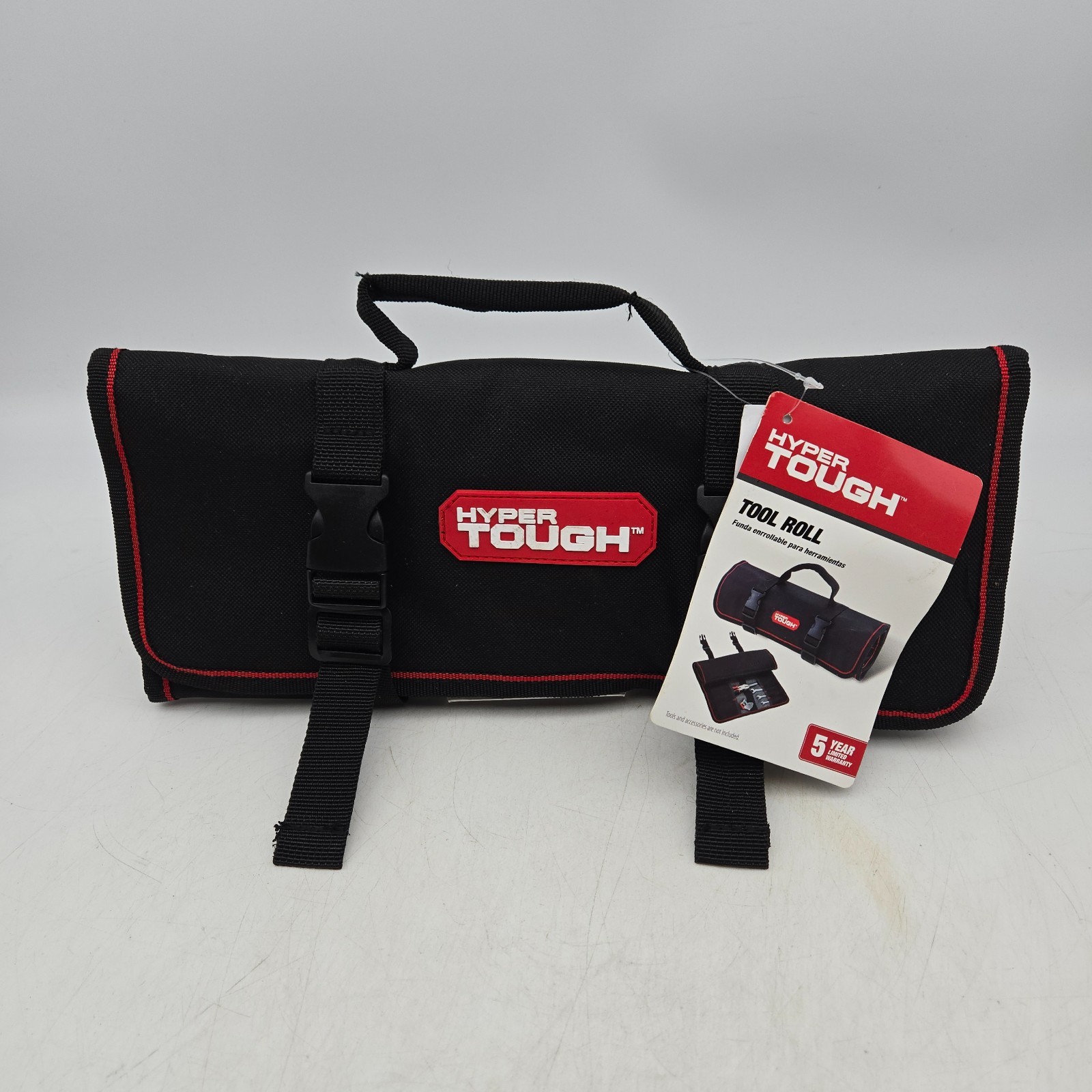 Hyper Tough Tool Roll TT50217D Black Nylon Tool Bag Holder