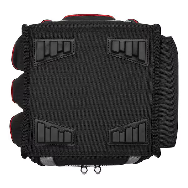 Husky Tool Tote Bag 10in Heavy Duty Tool Organizer Parts Bin Shoulder Strap