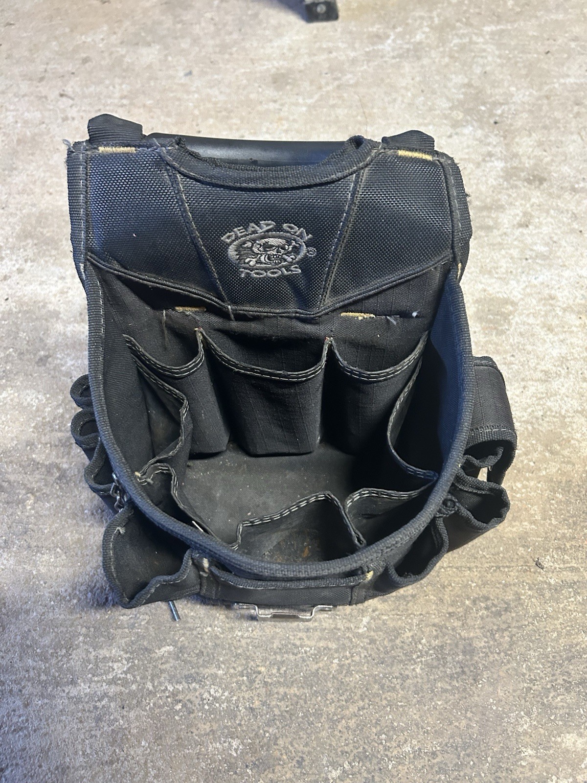 Dead On Tools Utility Electrician Professional Tool Pouch 600 Denier Poly Black