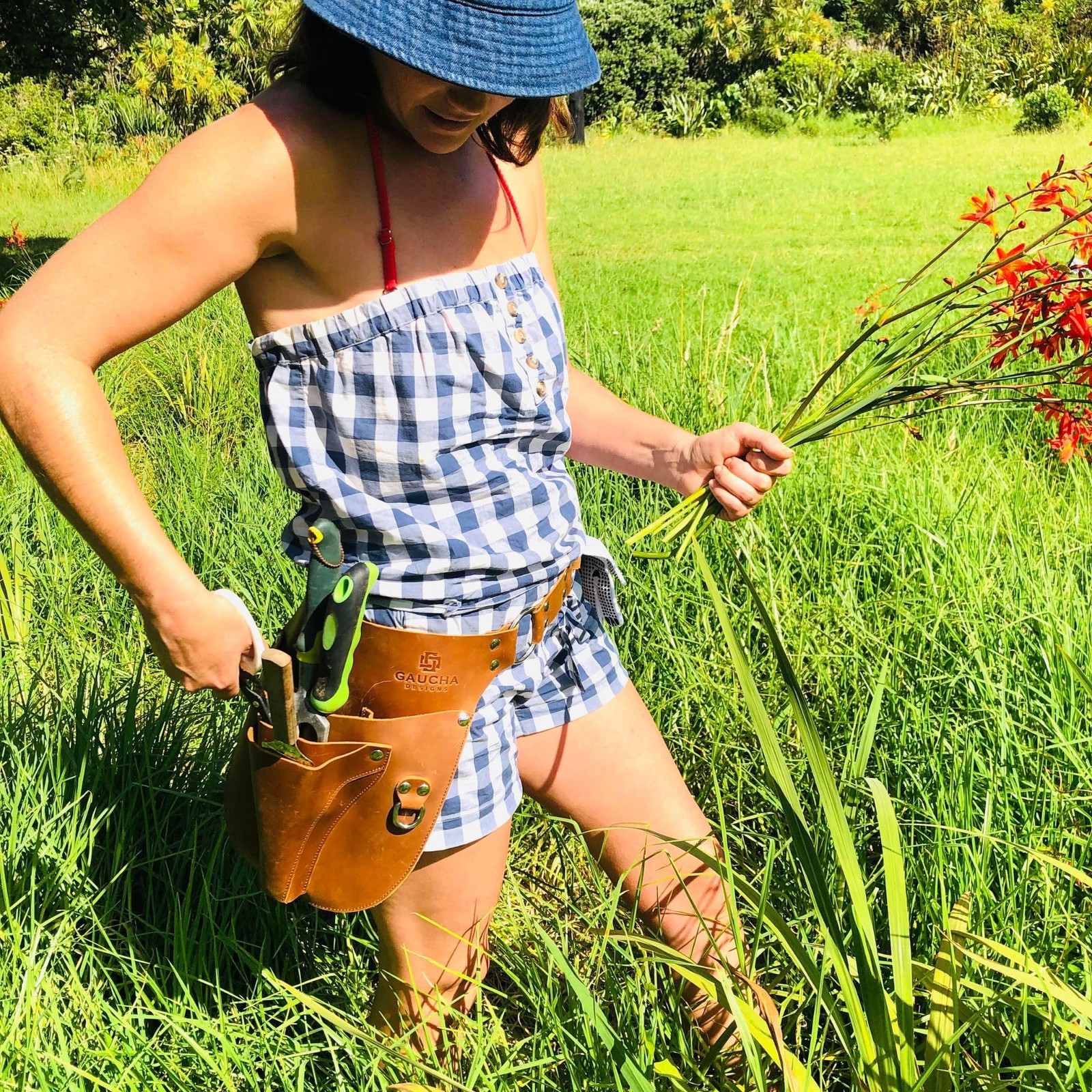 Leather Garden Tool Belt – Gardening gifts for women- Utility belt – Garden T…