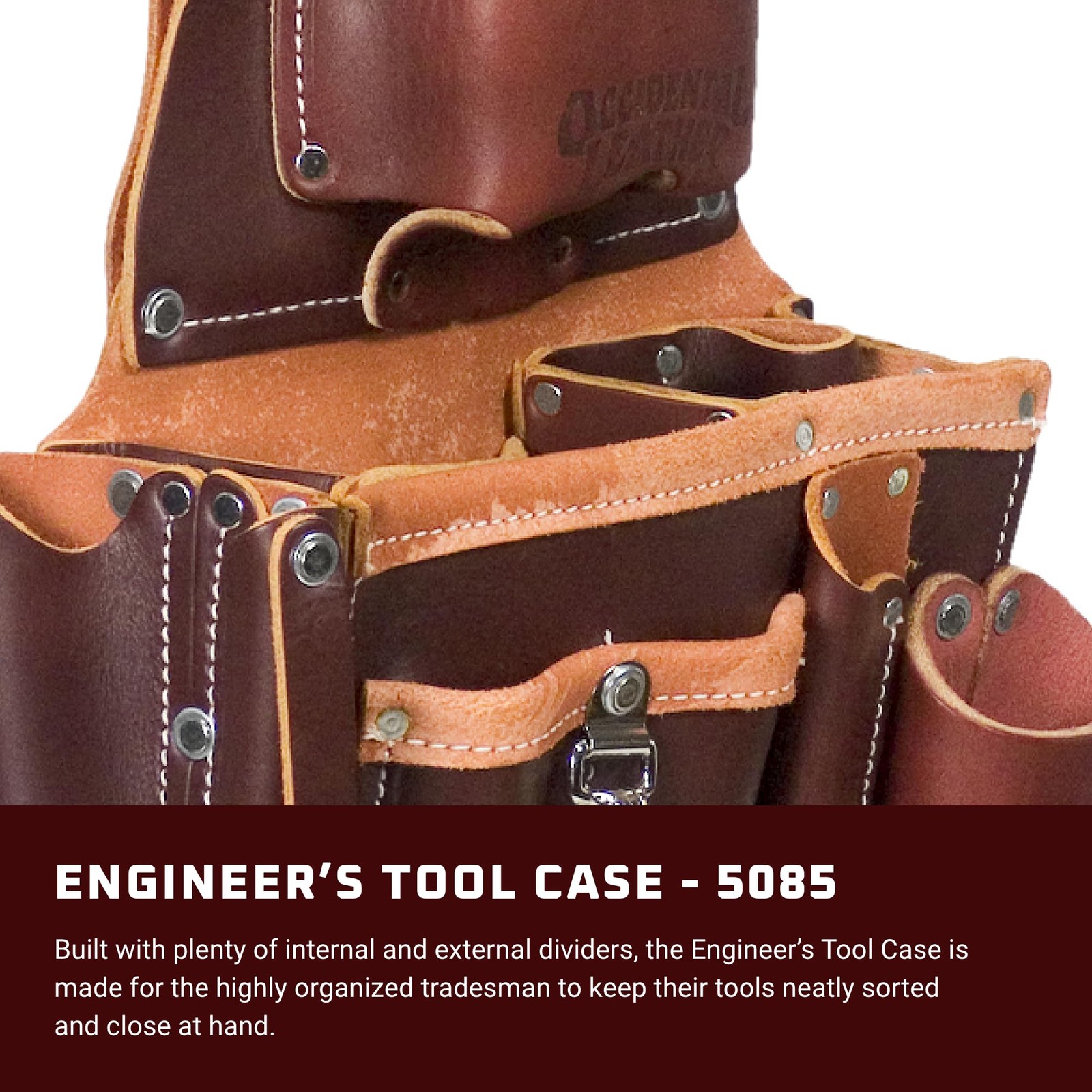 Occidental Leather Engineer’s Tool Case – 17 Pockets & Multicolor