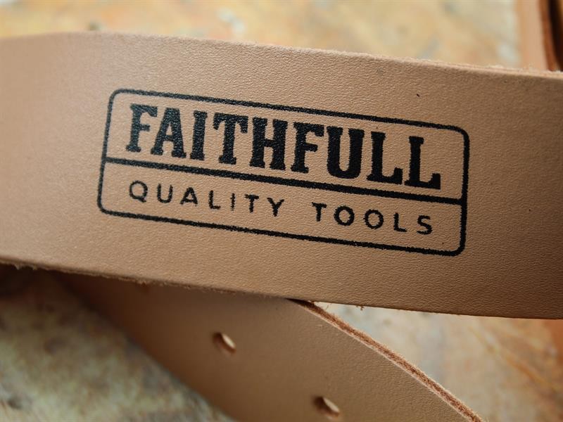Faithfull Heavy-Duty Leather Belt 45mm Wide FAILB134