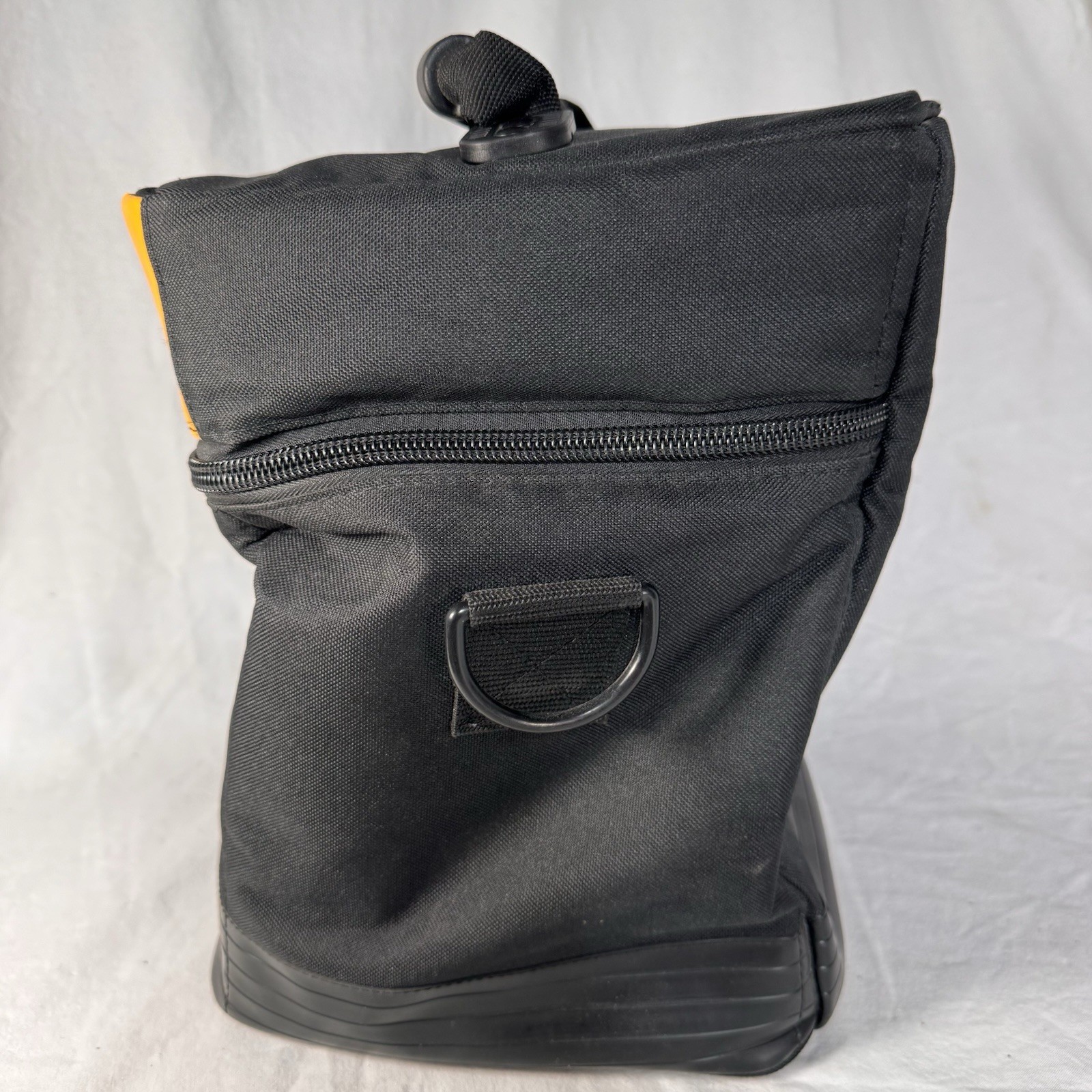 Large Cube Shaped Fluke Carry Bag Insulated Canvas w/ Handle 13”x9”x10”NO STRAP