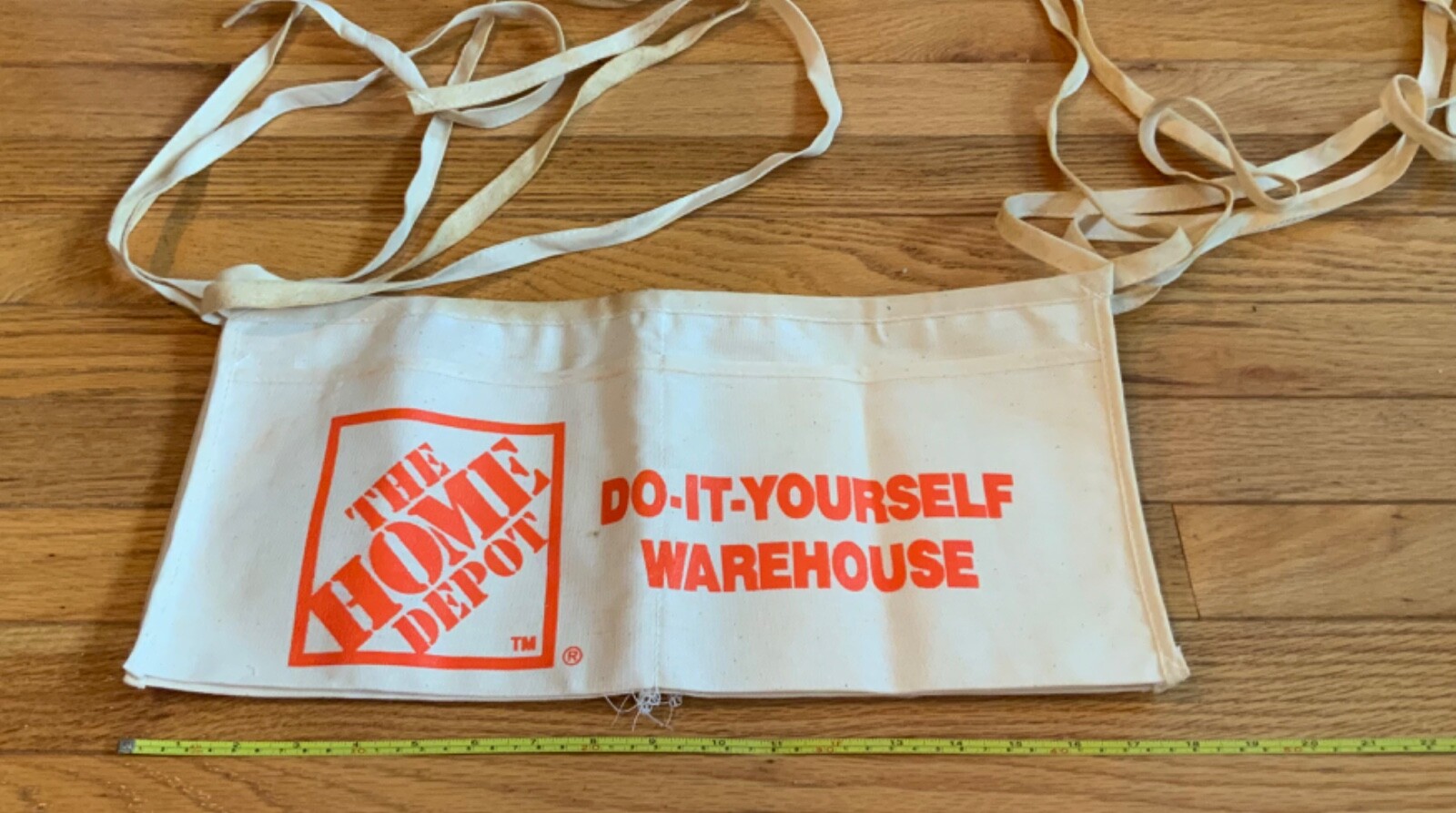 (5) Home Depot Canvas Aprons Carpenter 2 Pocket Lot Do-It-Yourself Warehouse