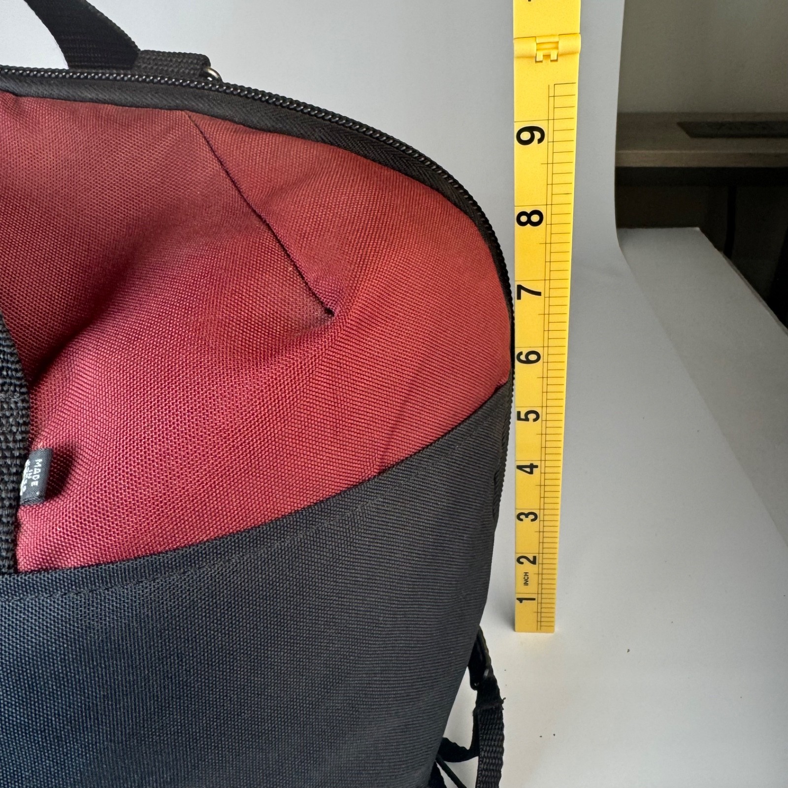 Craftsman 19″ Tool Bag Burgundy Black Soft Sided Multi Pocket Heavy Duty Tote