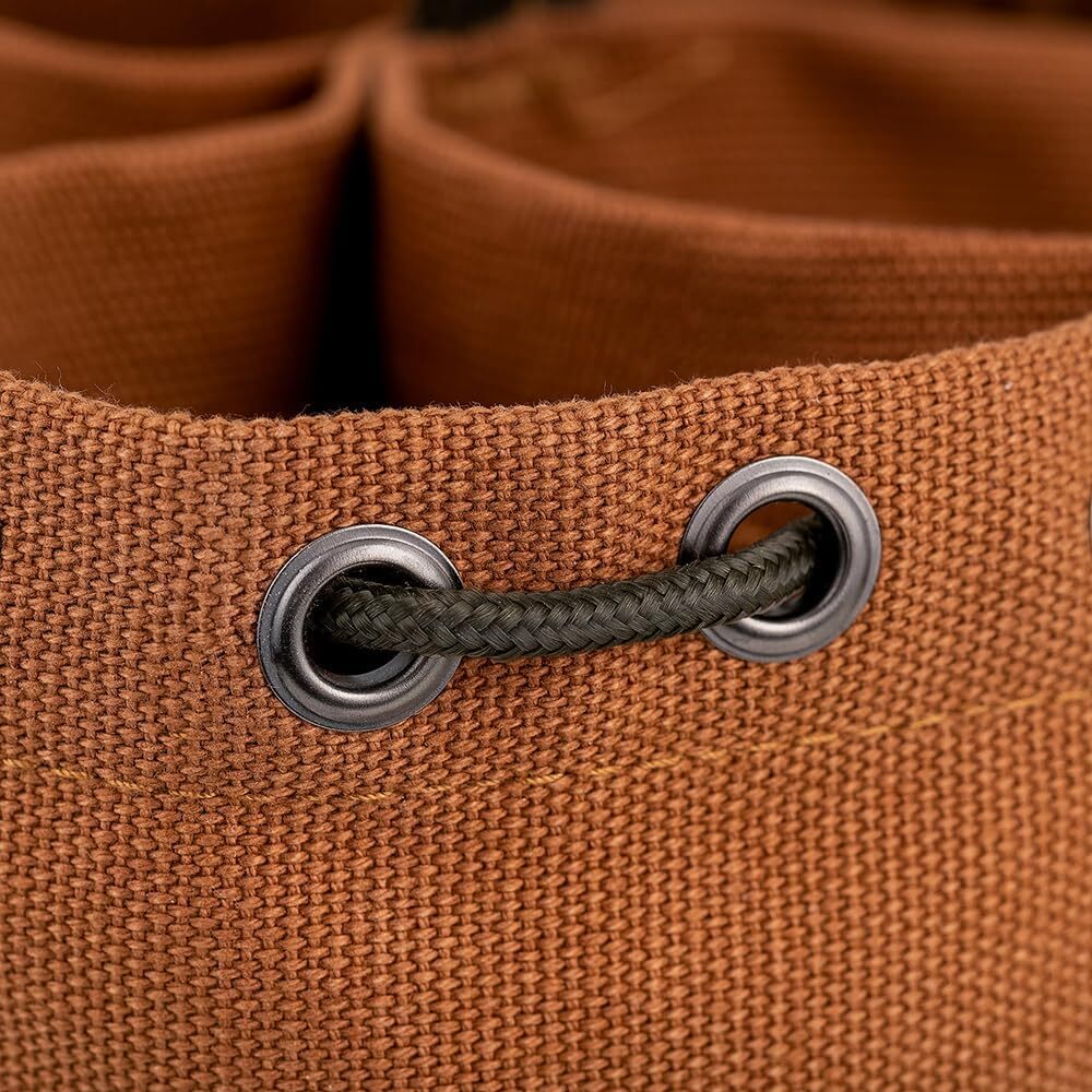 Bucket Boss Parachute Bag Small Parts in Brown, 25001 1 Pack, Brown