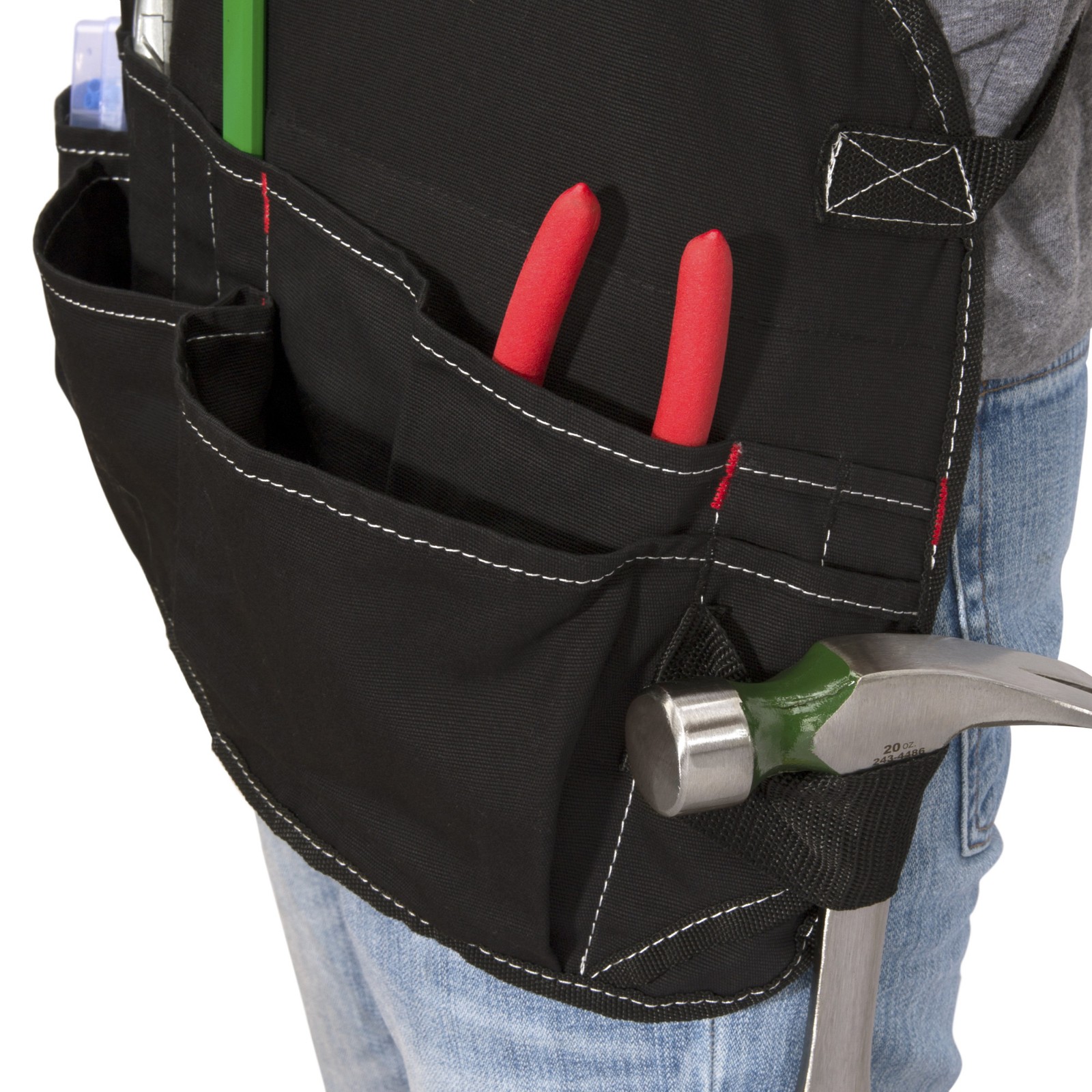 Dickies 16-Pocket Bib Apron with Quick Release Buckle 5-Pack, 57081-CASE-5