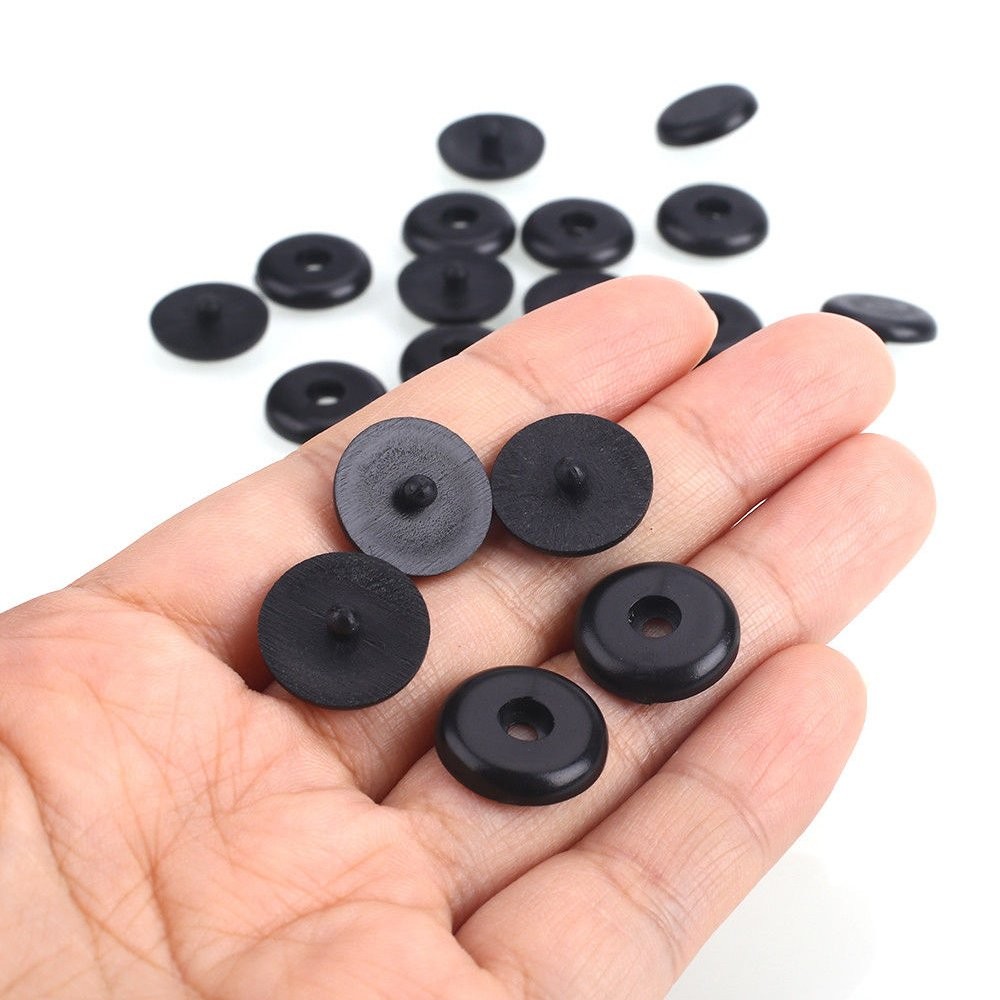 Y-Axis 5 x Seat Belt Button Buckle Clip Stop – Universal Fit Grey-5-Set