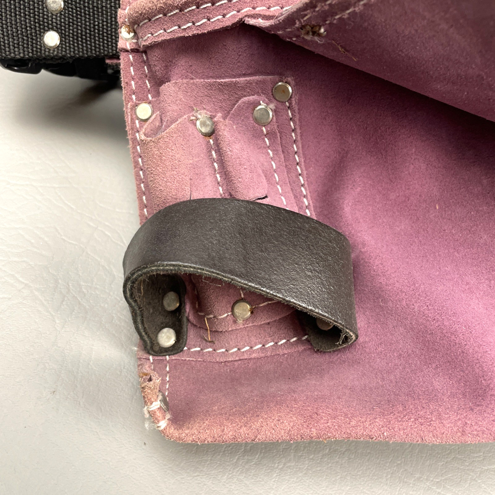 Graintex Professional Purple Suede Leather Tool Belt Work Apron