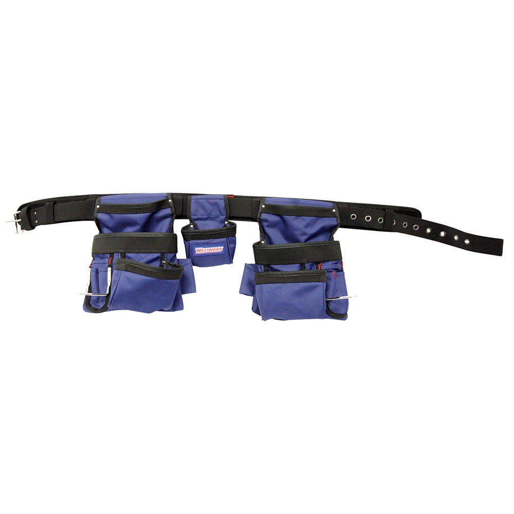 WESTWARD 5MZL1 Black,Tool Belt,Polypropylene 5MZL1