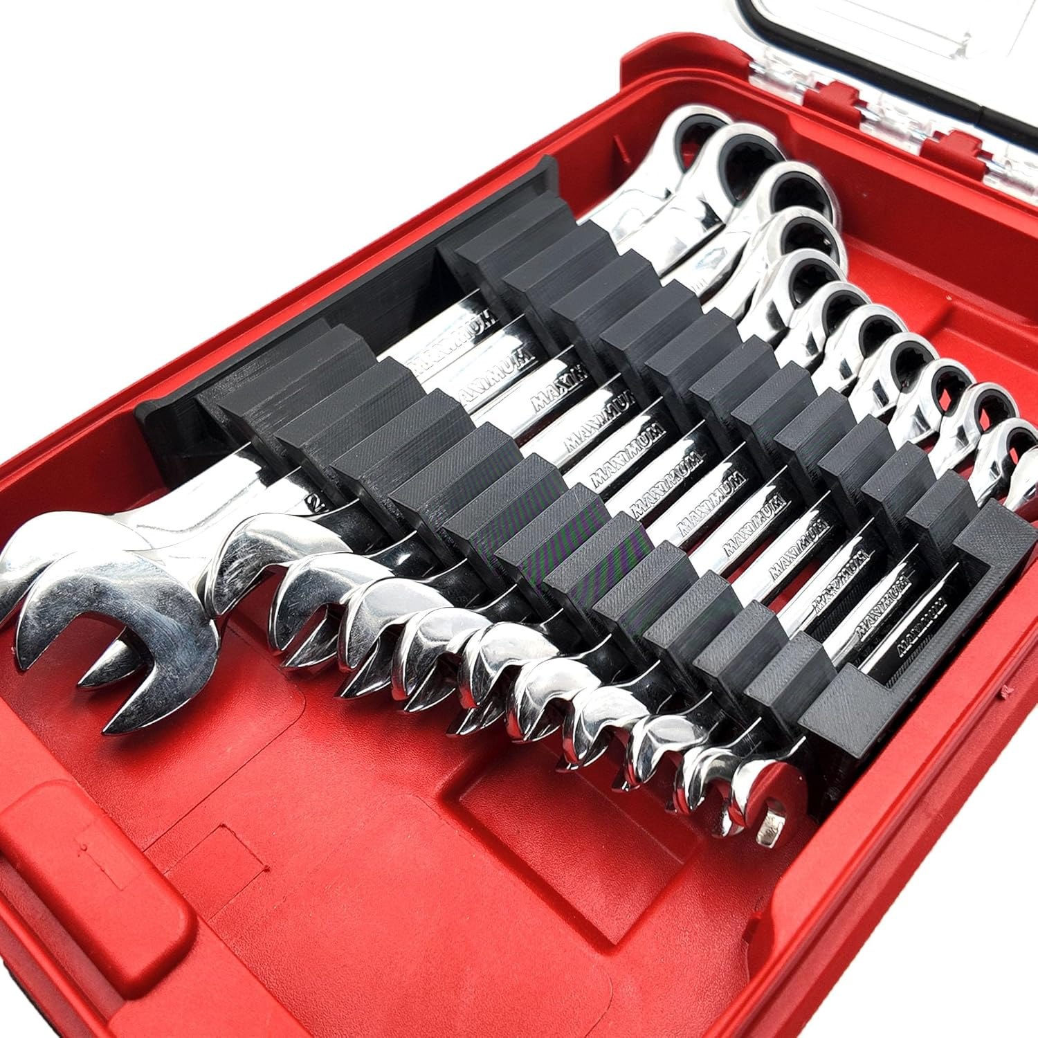 Wrench Liner and Insert for Milwaukee Packout Slim Storage Organizer