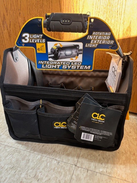 CLC Tech Gear L234 Light Handle 15″ Open Top Tool Carrier (New with Tags)