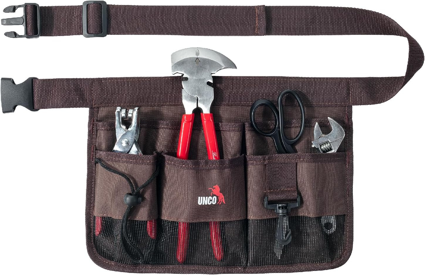 – Gardening Belt, Garden Tool Belts for Men, Waist Apron with Pockets, Construct