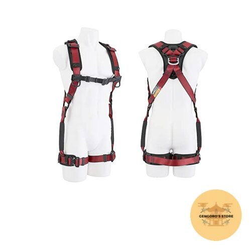 Tajima TJM Fall Arrest Full Harness Free Red Japan
