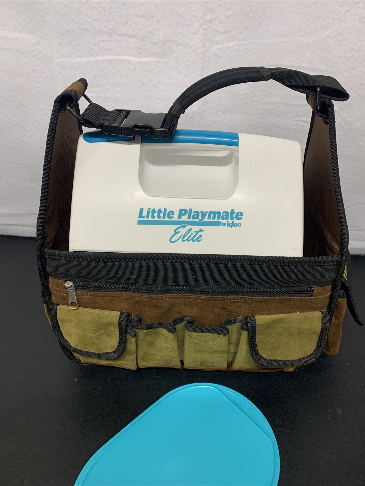 Portafolia Leather & Canvas Tool Cooler Carry Bag w/ Cooler VERY NICE!!!