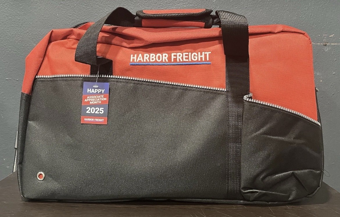 HFT Exclusive Harbor Freight 18 Inch Tool Bag Employee Appreciation 2025 New!