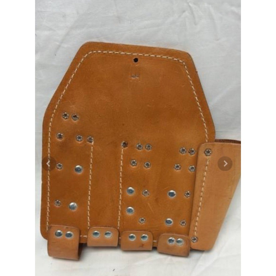 Vintage Bashlin 111HLDS Leather Lineman Holster Tool Pouch Multiple Pockets USA