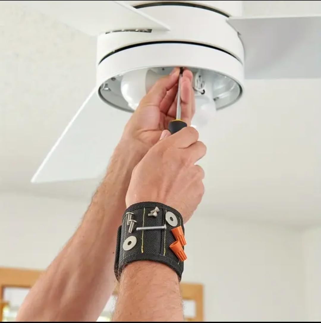 Magnetic Wristband Hardware and Tool Holder: Handy for Holding screws, nails, sm