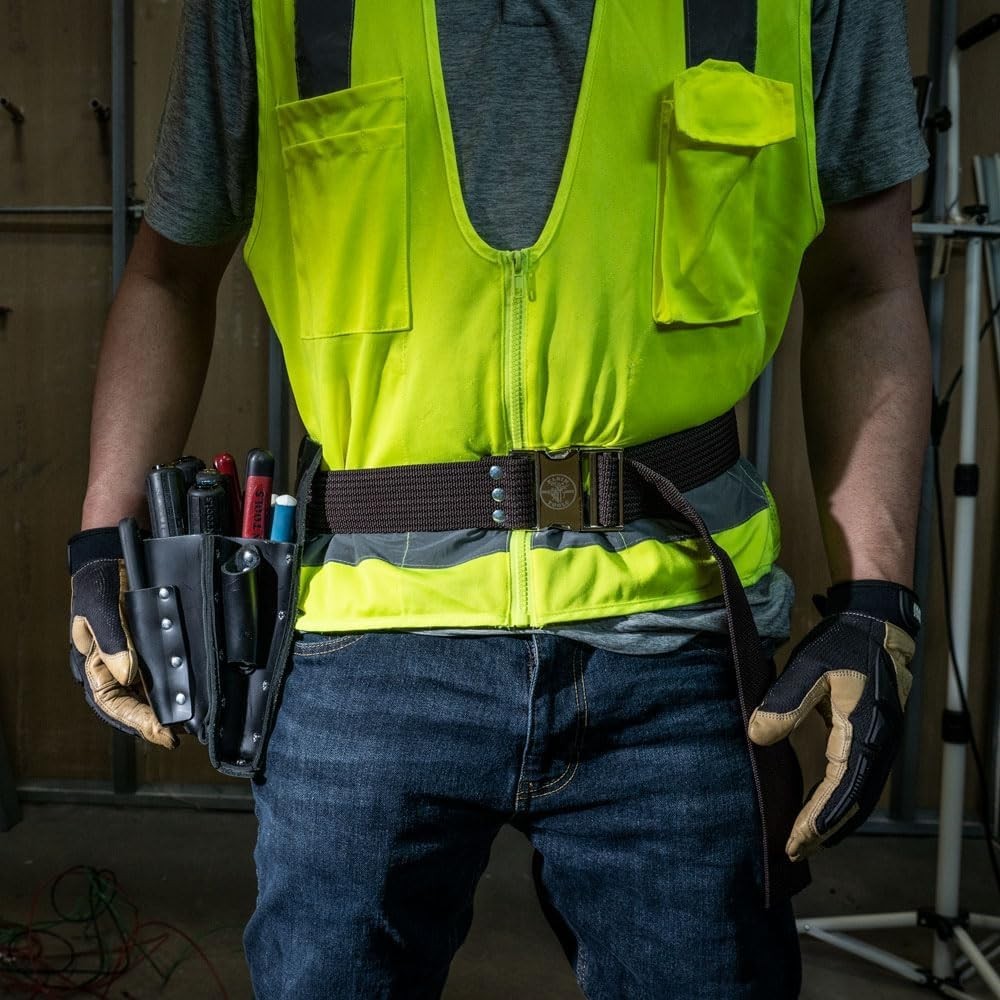 Professional Grade Klein 5225 Adjustable Tool Belt – Durable 2-Inch Wide Design