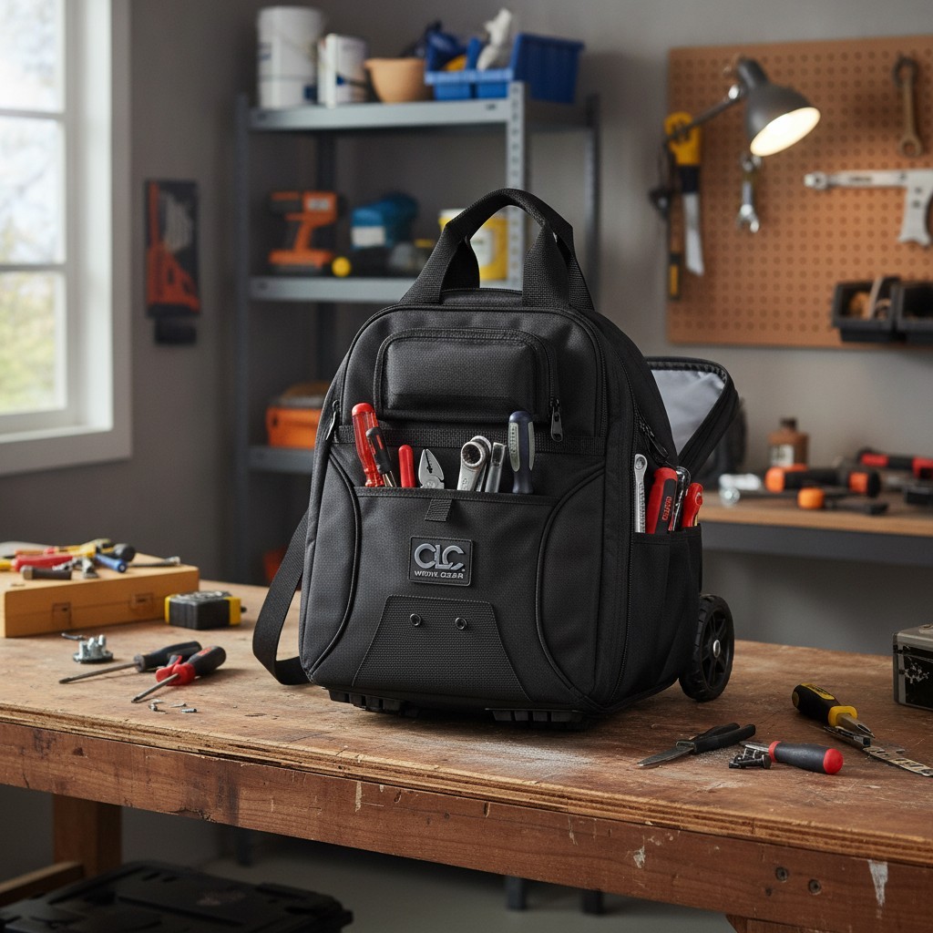 Versatile Heavy-Duty Tool Backpack – 36 Pockets & Sunglasses Protector Included