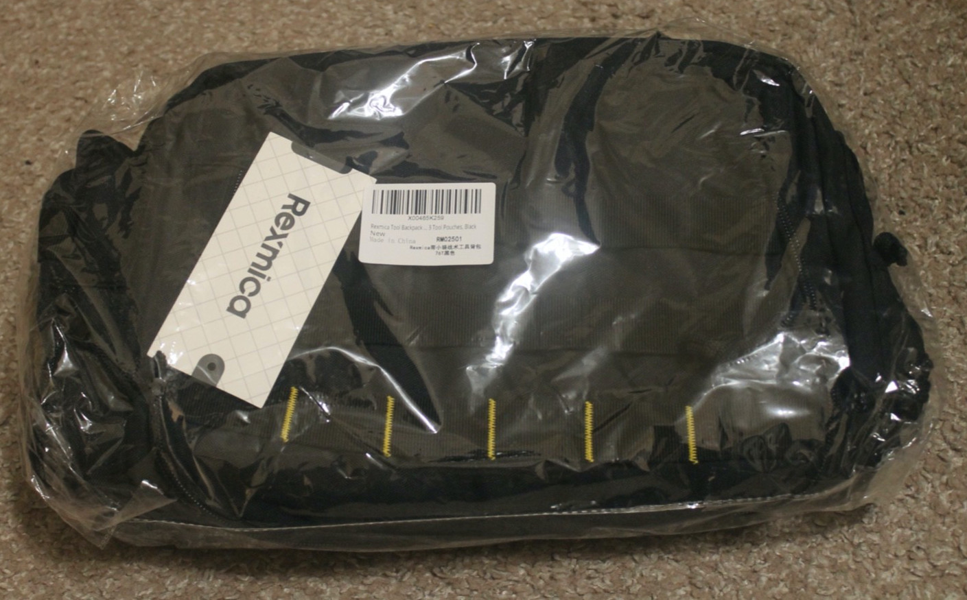 Rexmica Tool Backpack With 3 Pouches Brand New