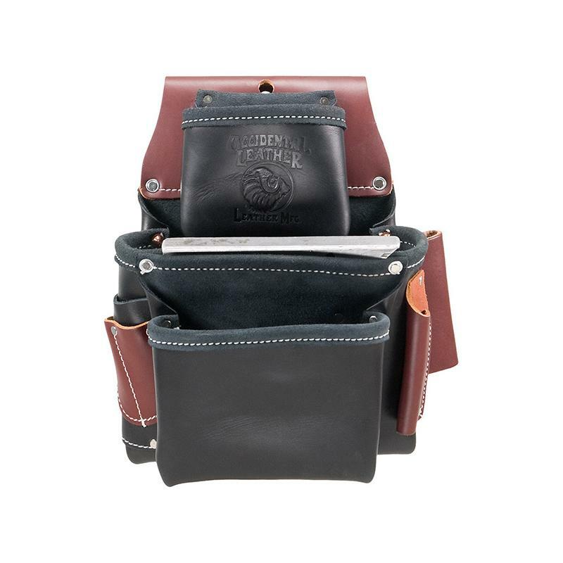 Occidental Leather B5060 3 Pouch Pro Fastener Bag – Black