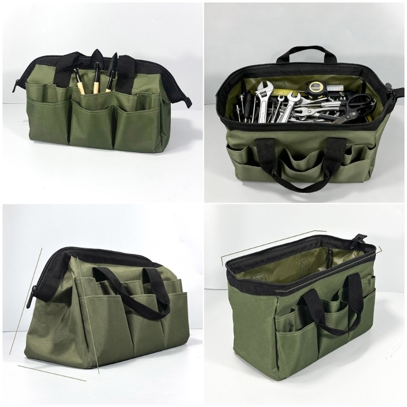 Reinforced Thick Tool Storage Bag with Reiforced Handle For Mechanics DIY