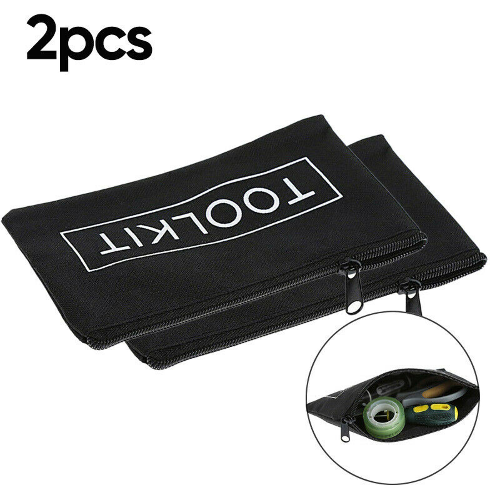 2Pack Lightweight Waterproof Oxford Cloth 600D Zipper Tools Storage Bag