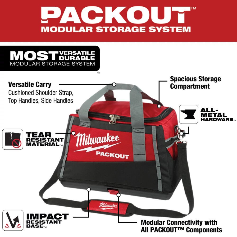 Milwaukee 20 In. Packout Tool Bag
