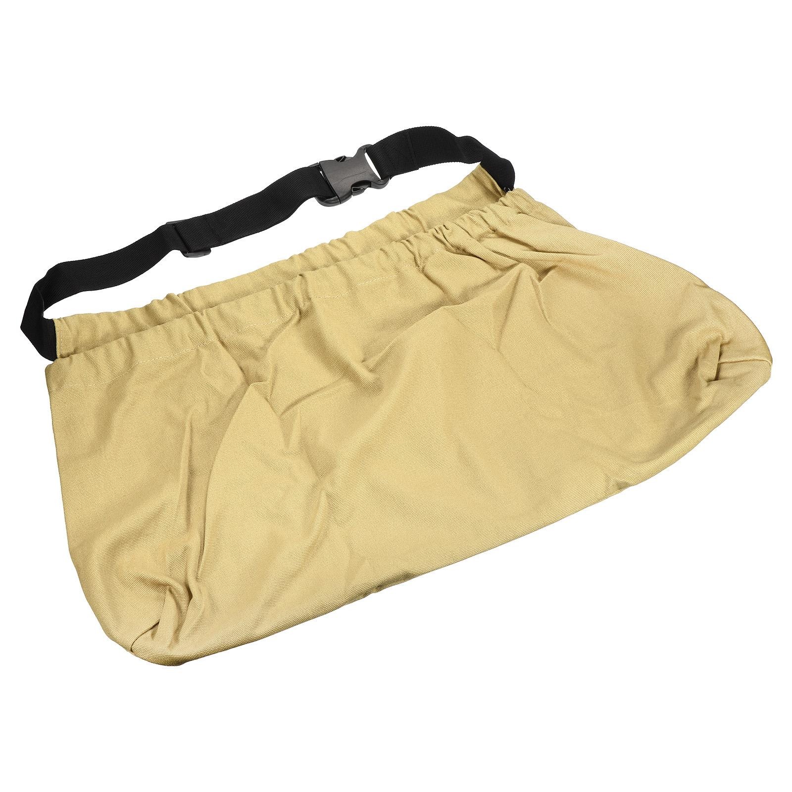 Garden Harvest Apron Oxford Cloth Fruits Picking Weeding Waist Belt Pouch Khaki