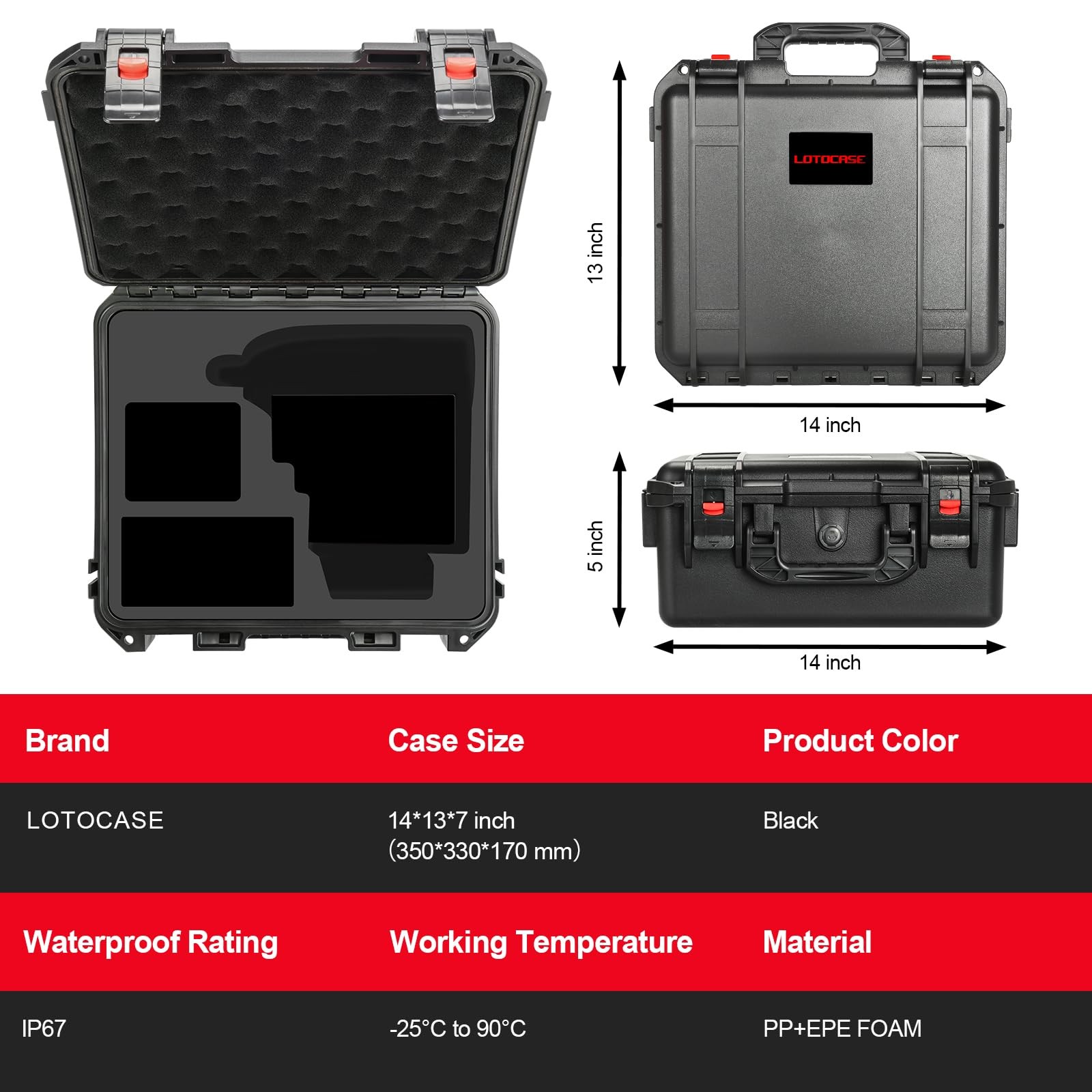 Case for Milwaukee M18 Impact and Torque Wrench – Waterproof Large Capacity