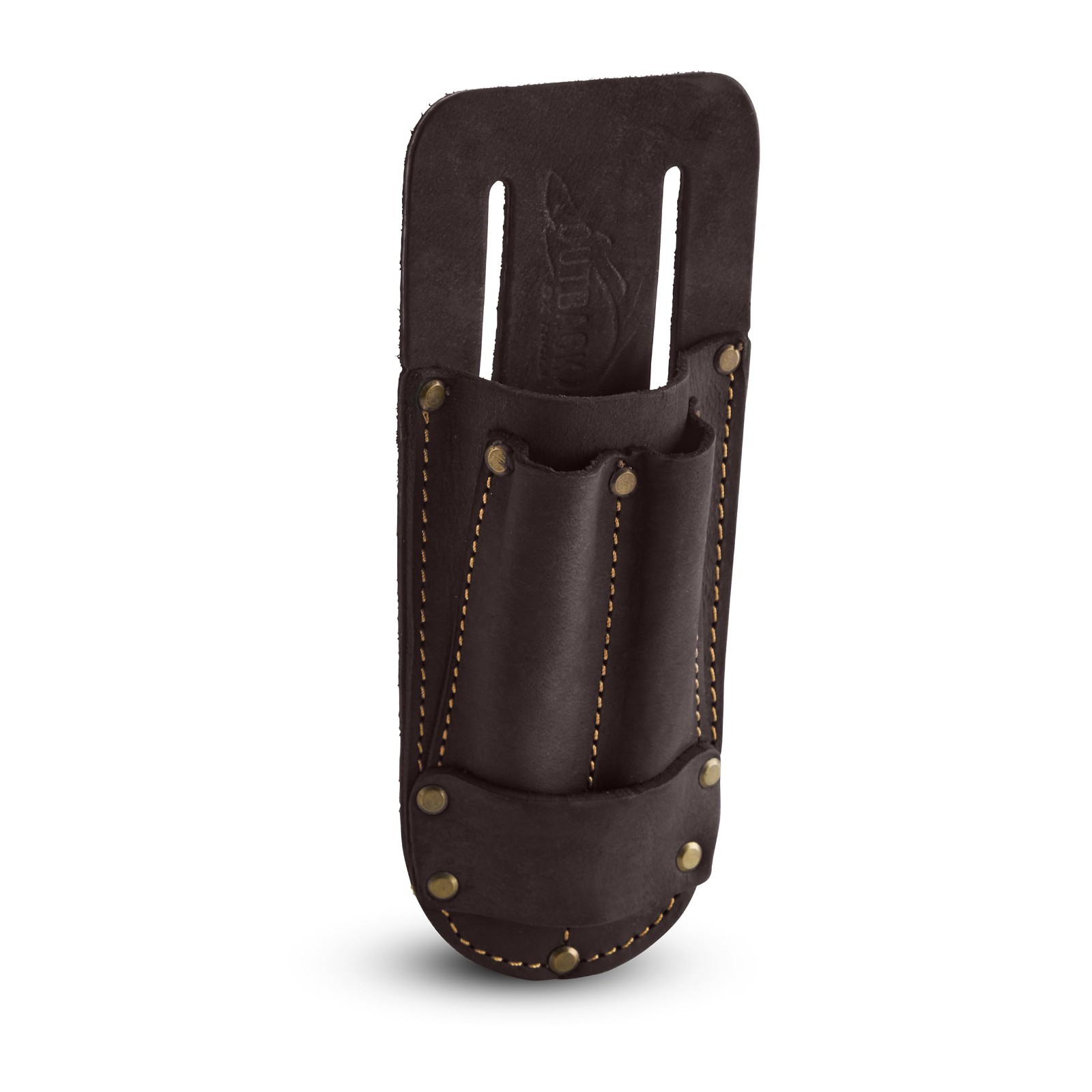 Heavy Duty Leather Utility Knife Pouch – Belt Sheath for Box Cutters & Snips, Fi