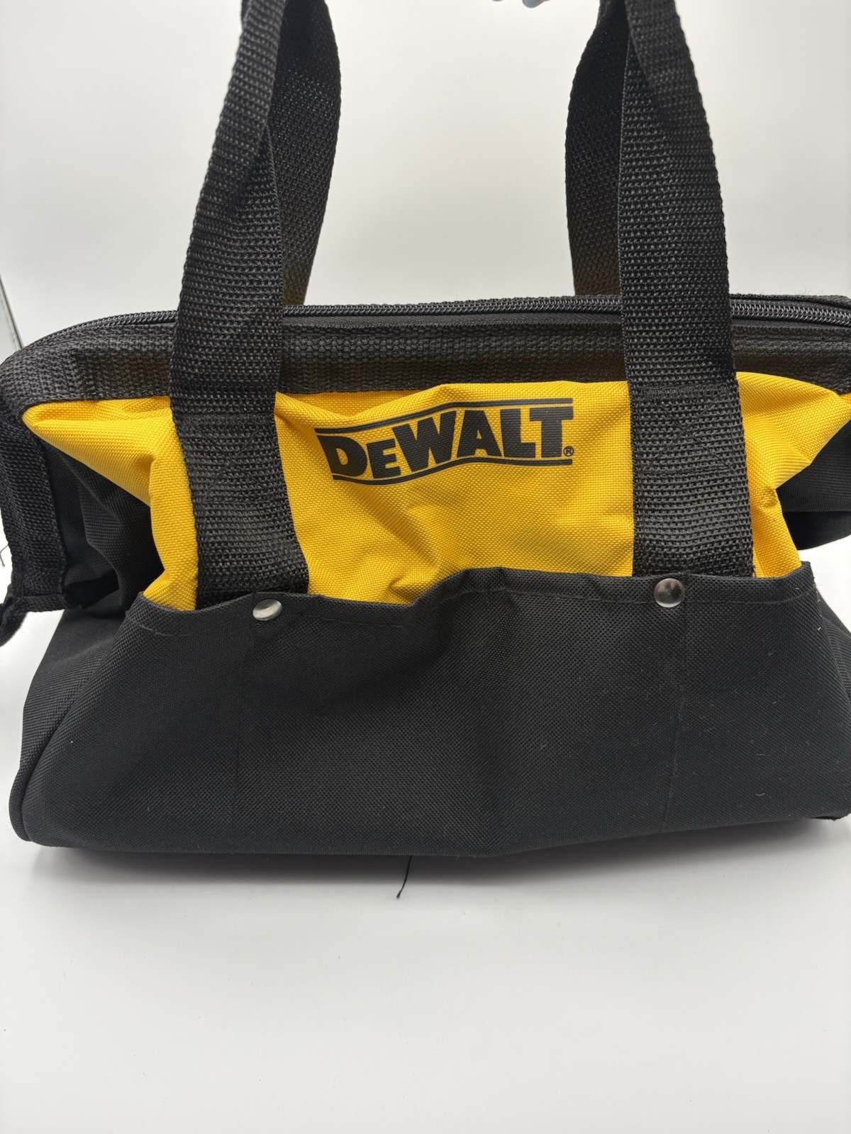 Dewalt Tool Bag 13” Yellow & Black Zipper Handles