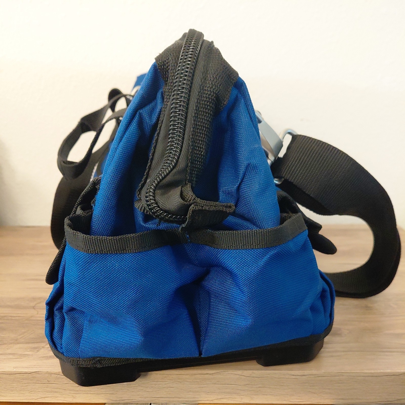 Uline Blue Canvas Portable Tool Storage Bag W/ Zipper