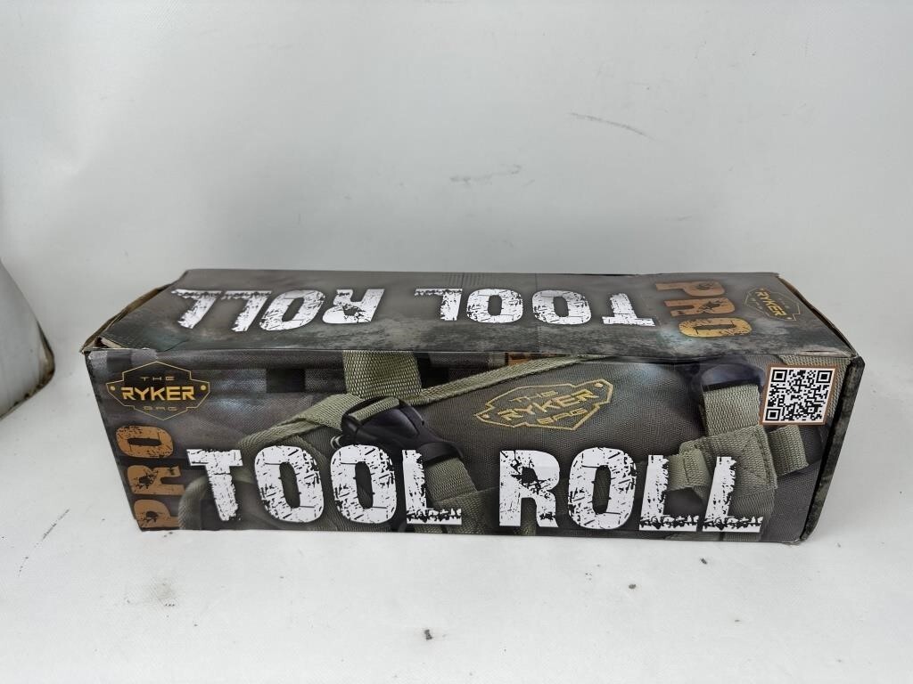The Ryker Bag Pro Tool Roll Organizer 7 Pockets, Detachable Wrench Organizer