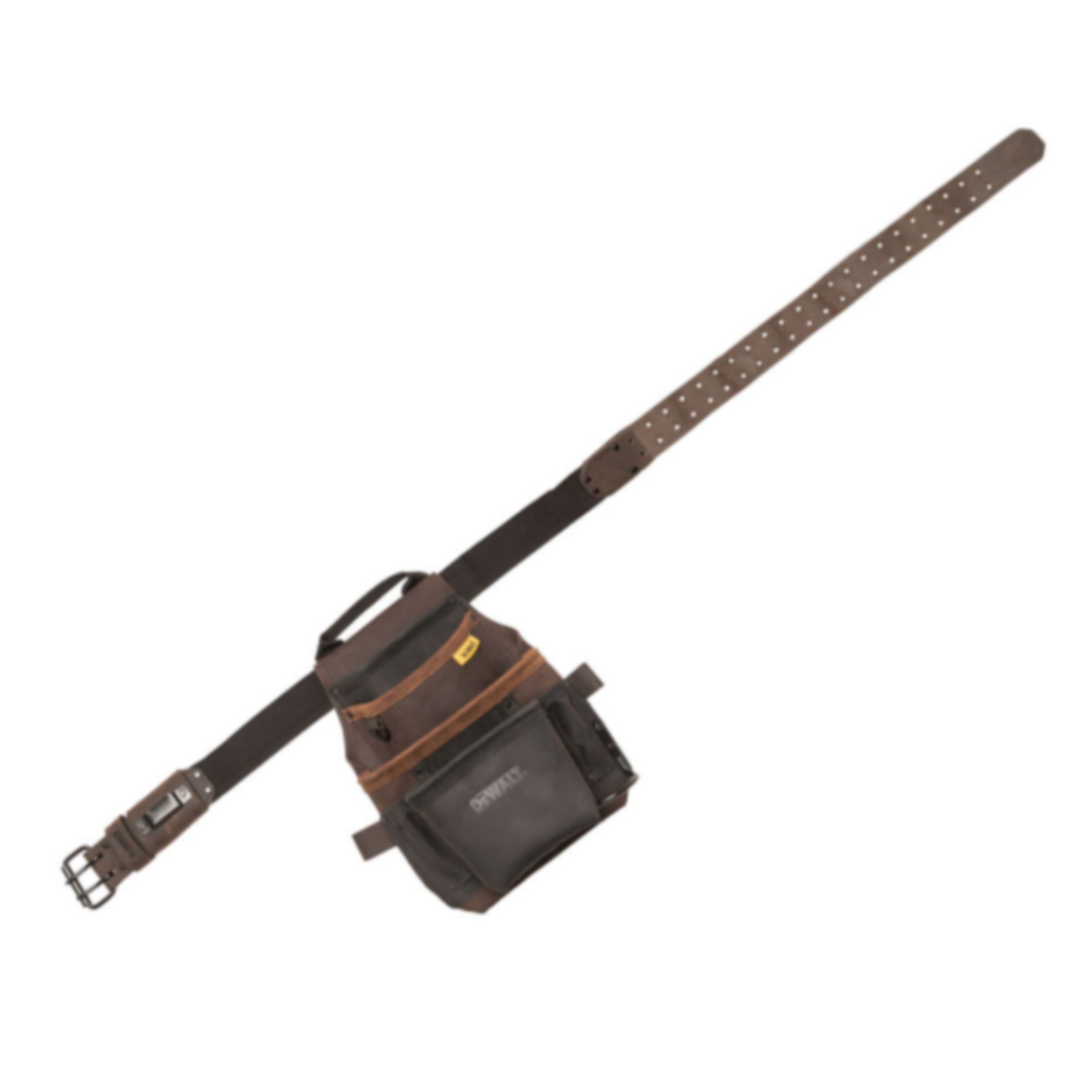 DEWALT DWST550115 12-Pocket Nubuck Leather Tool Pouch Set Work Belt