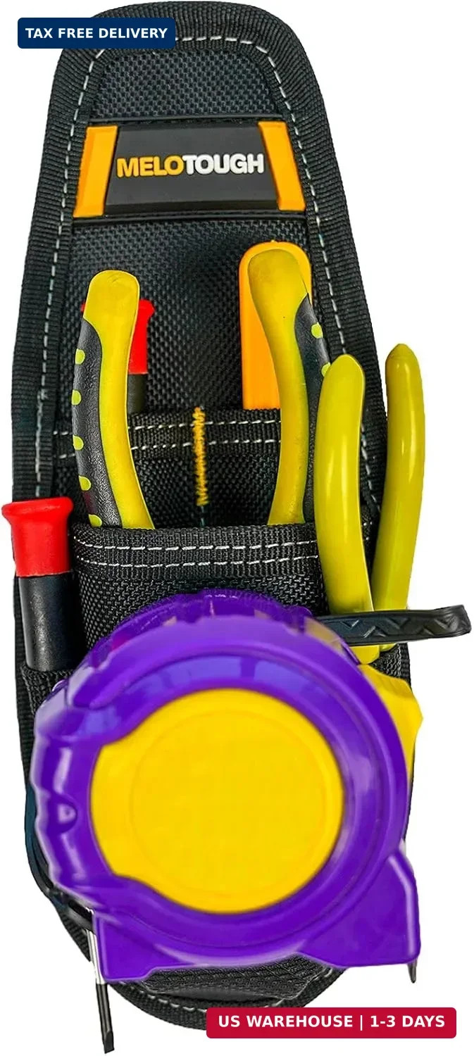 Small Tool Holder, Min Work Organizer Tool Pouch and Knife Holder with Snap Clip