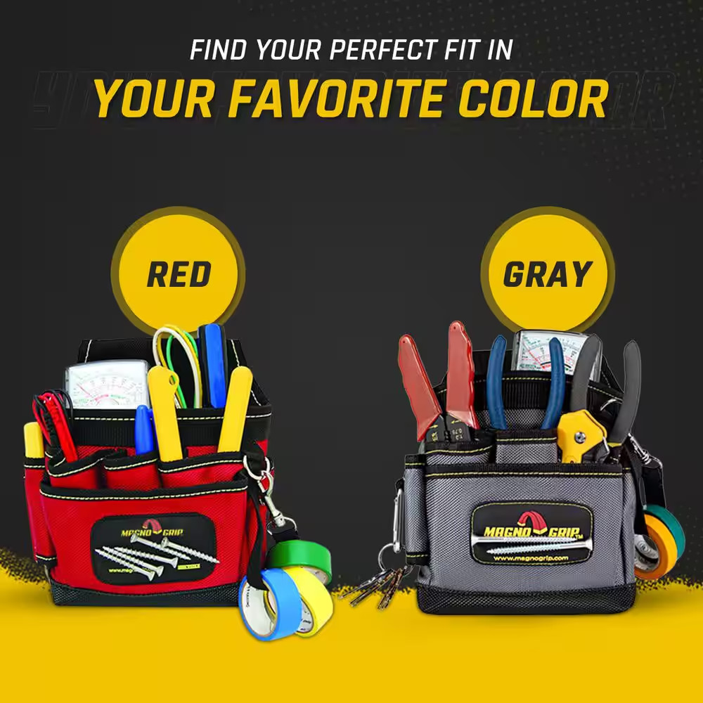 9-Pocket Magnetic Maintenance Tool Pouch