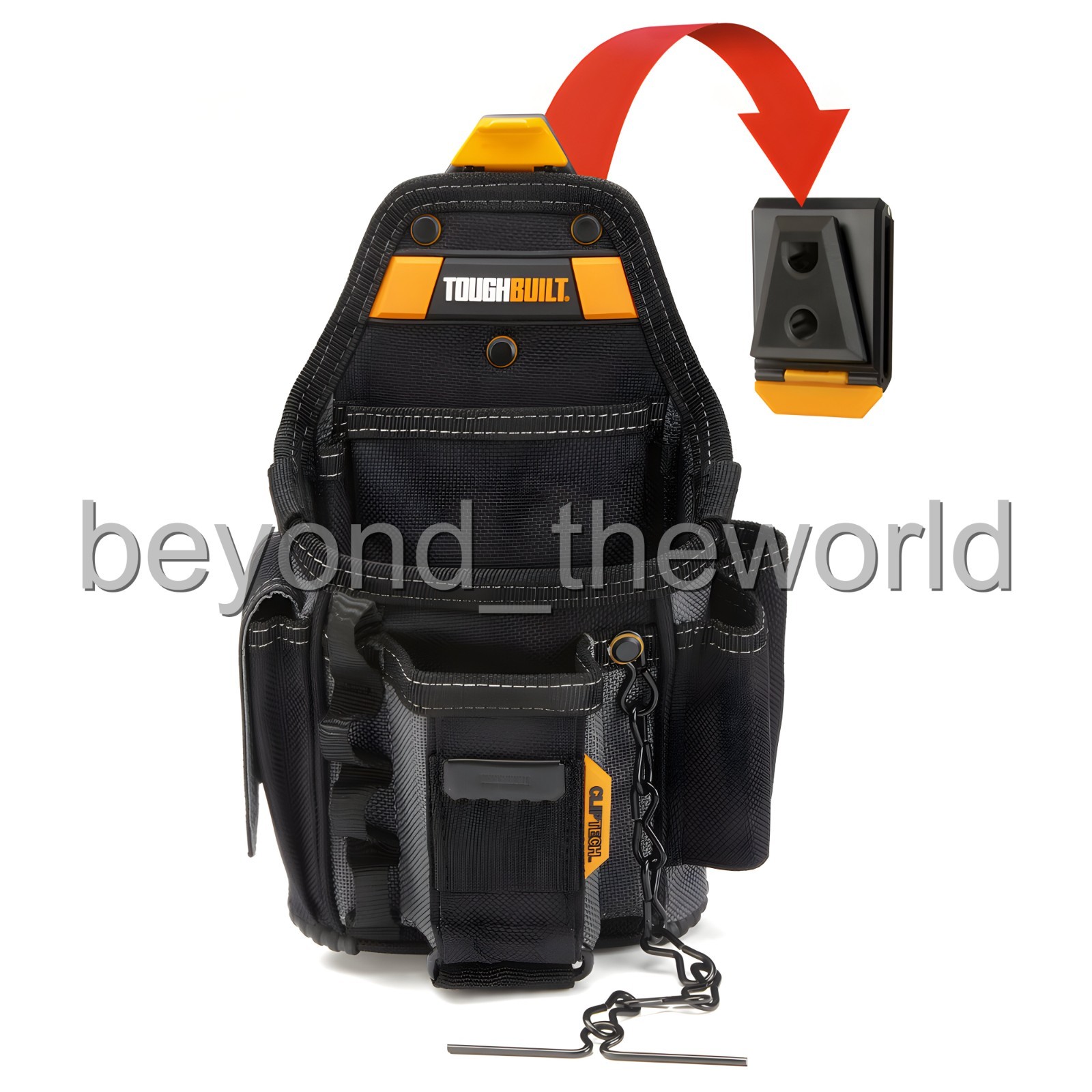 Toughbuilt Small Electrician Pouch 13 Pocket Tool Bag / TB-CT-34