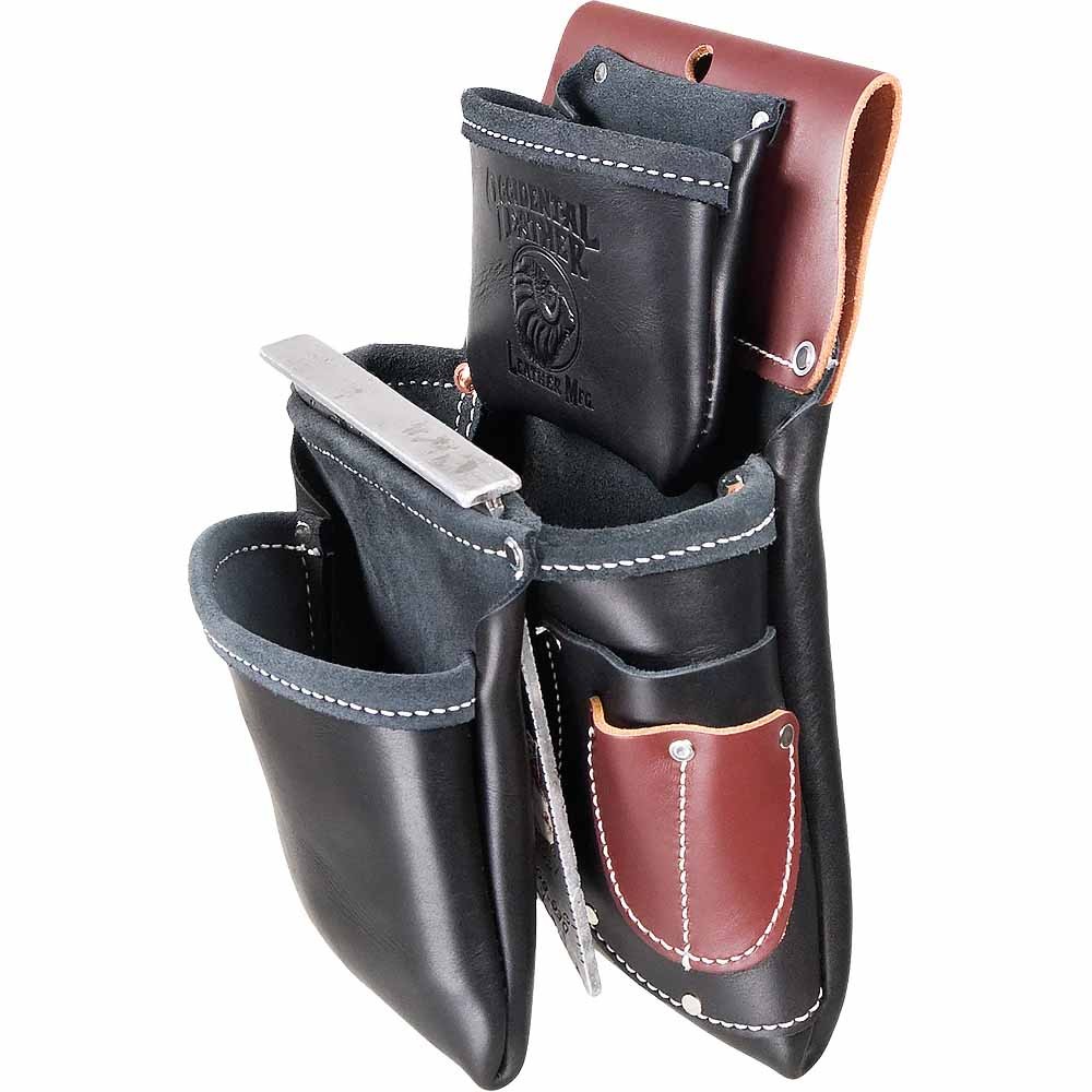 Occidental Leather B5060LH 3 Pouch Pro Fastener Bag – Left Handed, Black