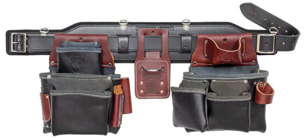 Occidental Leather Pro Framer Comfort Set Tool Belt, Black, Large