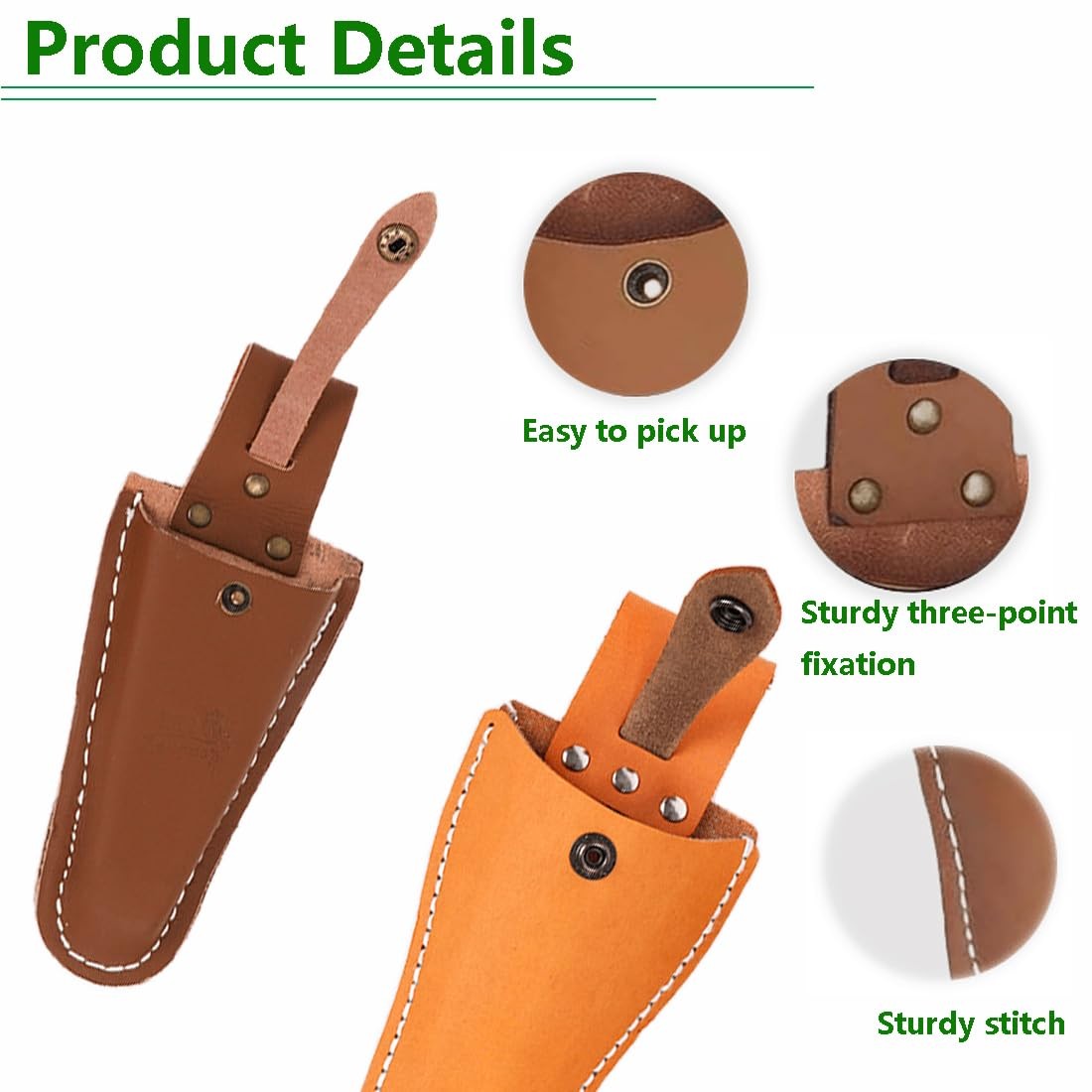 Pliers Holster with Snap Gardening Case Pouch Bag Scissor Tool Holder Belt Cover