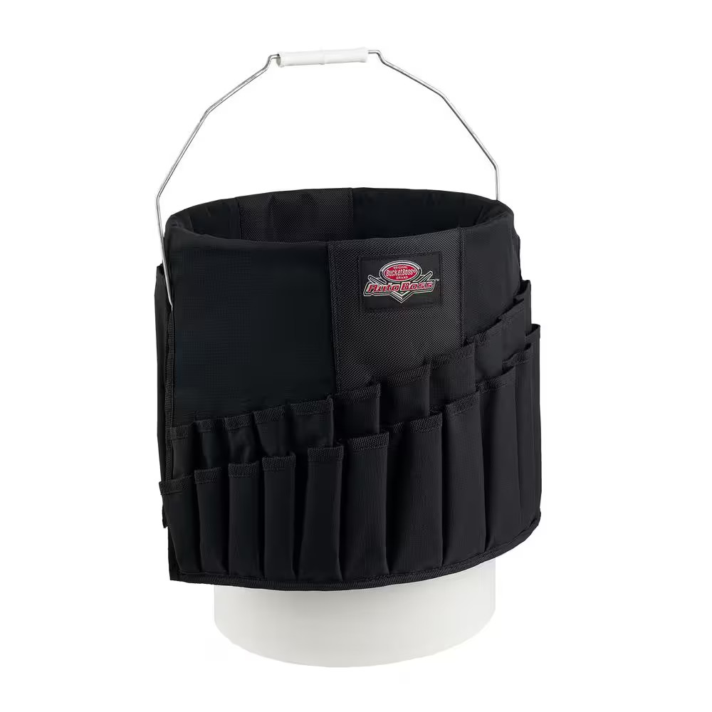 BUCKET BOSS Wrench Boss 5 Gal. Bucket Tool Organizer 44 Pockets Bulk Storage