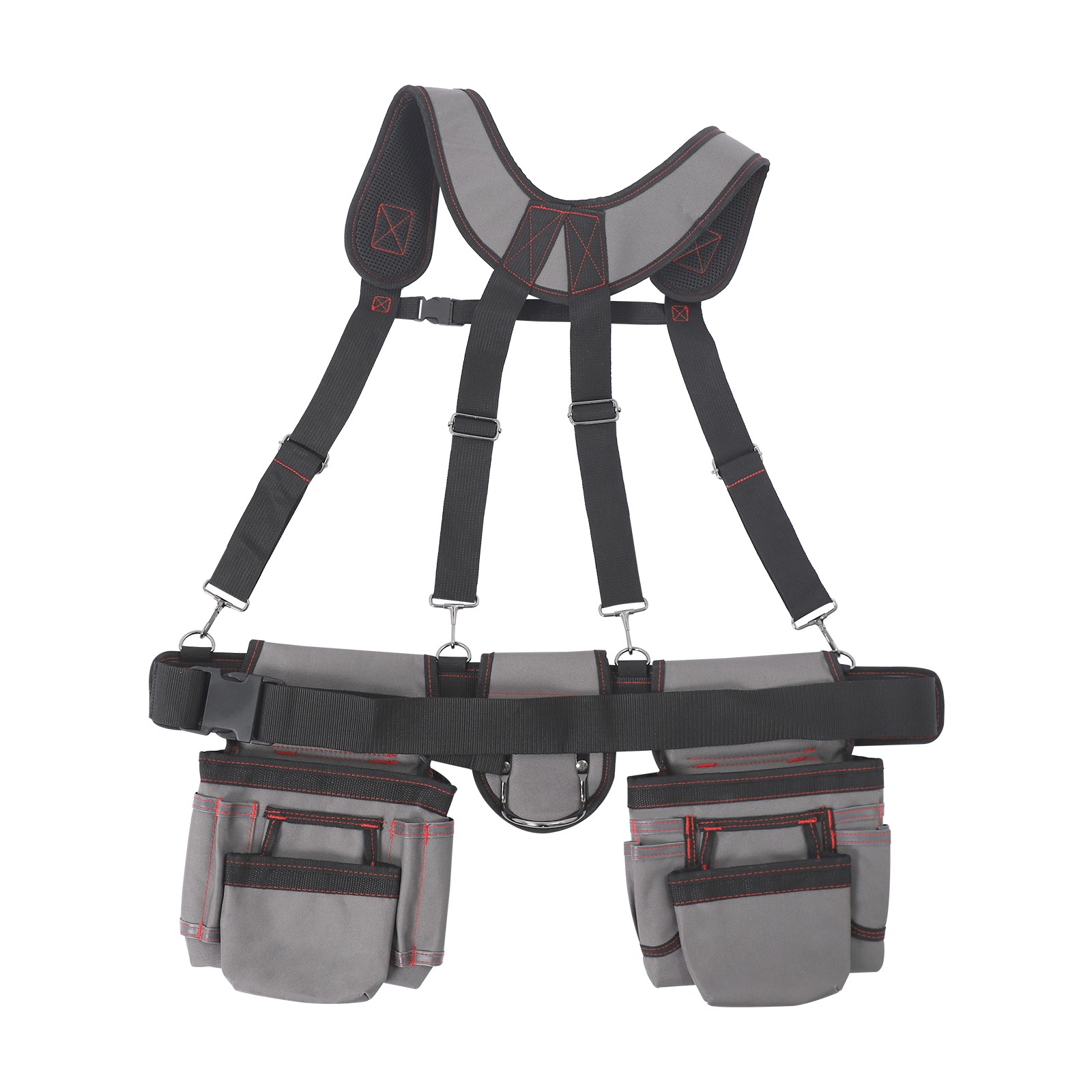 Tool Belt with Suspenders Electrician Tool Bag Adjustable Utility Belt Work Bag