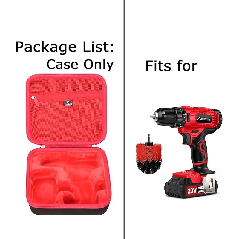 Durable EVA Hard Case 20V Cordless Drill Waterproof Heavy Duty Storage Bag New